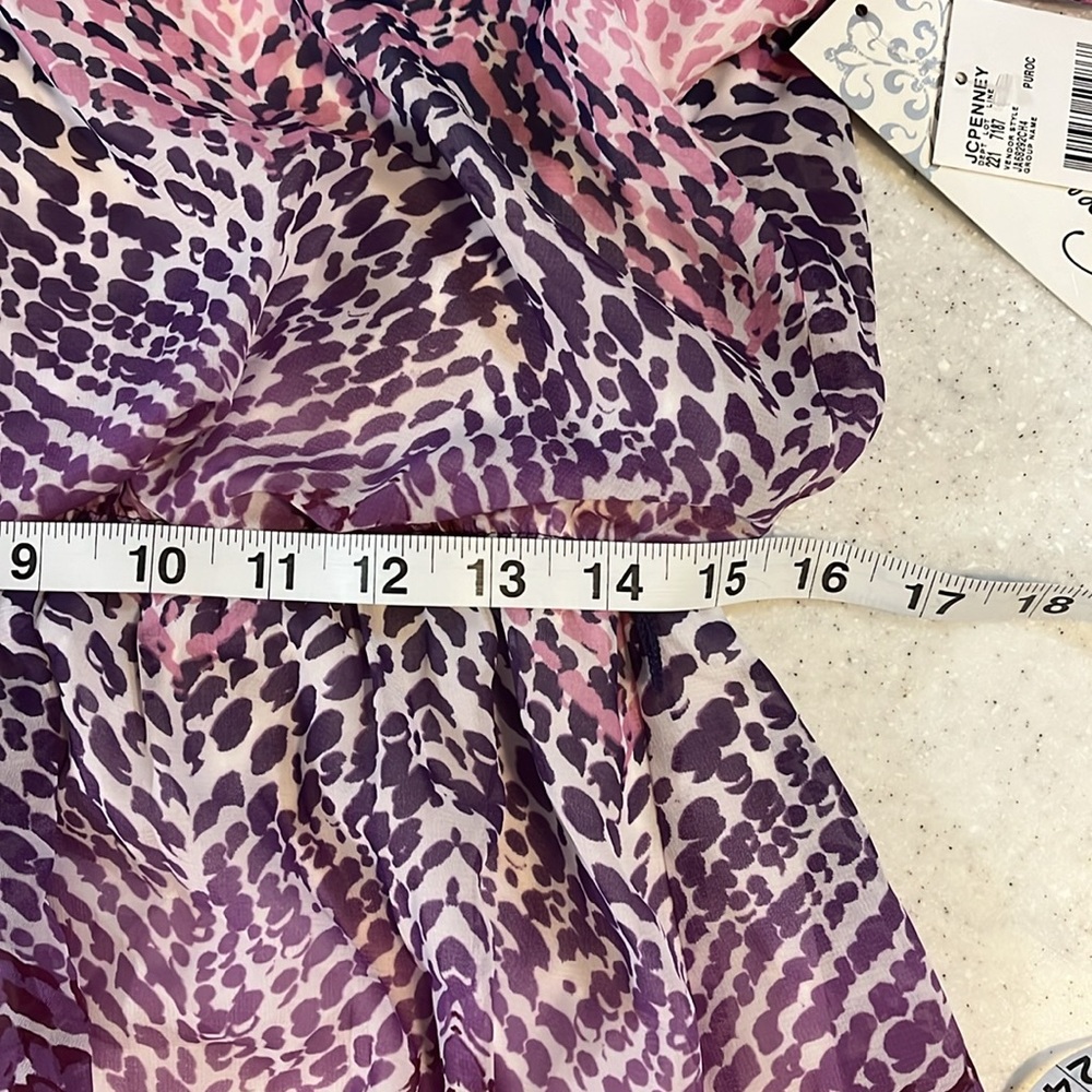 Speechless Purple Printed Dress - Picture 9 of 10